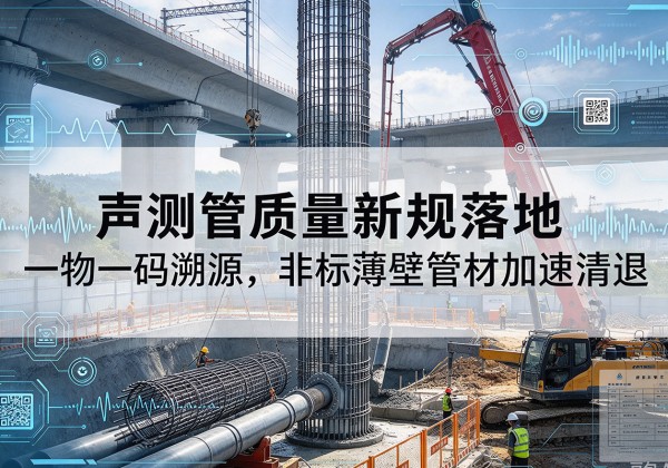 山亭声测管质量新规落地，一物一码溯源，非标薄壁管材加速清退