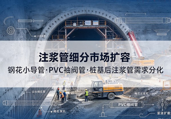 山亭注浆管细分市场扩容，隧道钢花小导管、PVC 袖阀管、桩基后注浆管需求分化